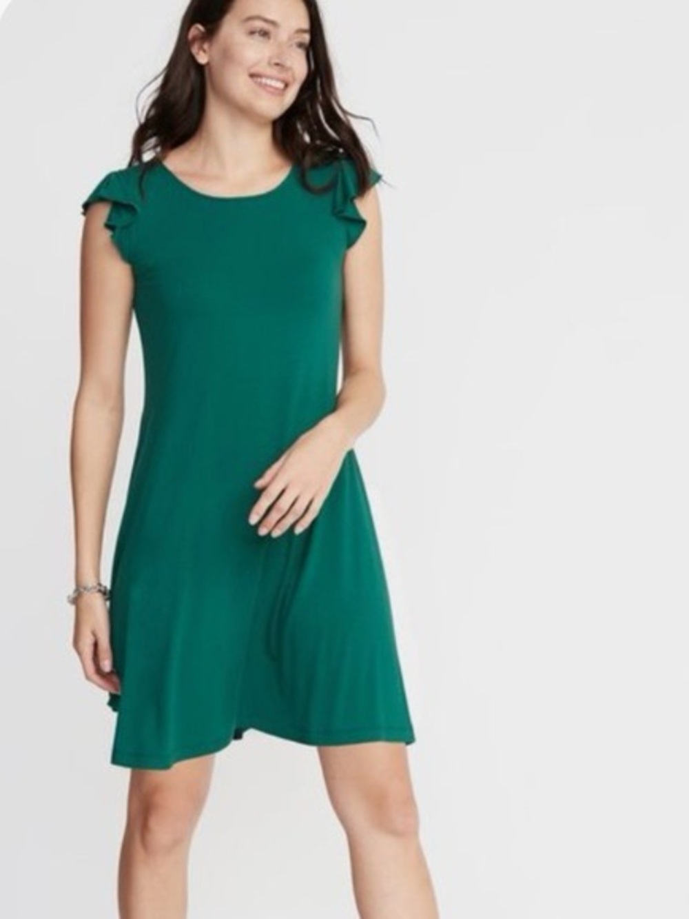 Old Navy Flutter Sleeve Swing Mini Dress